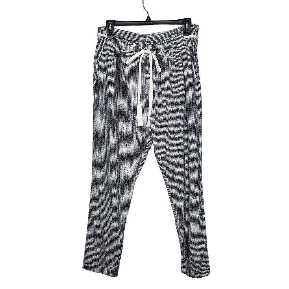 Free People Light at Sunrise Cotton Pants Indigo Blue OB913628 Size 6